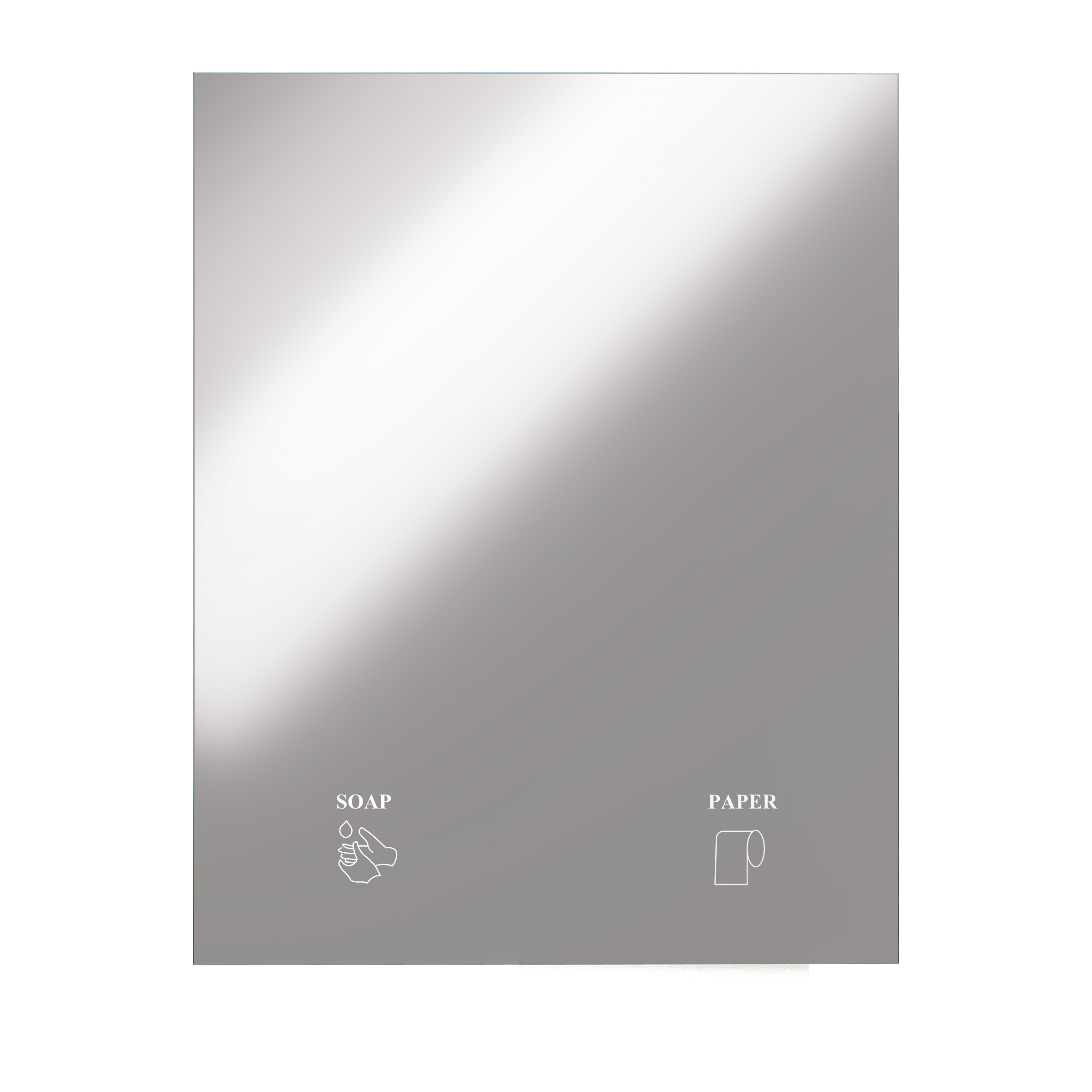Metlam ML_IMC2_SS Integrated Mirror Cabinet - Includes Soap Dispenser & Paper Towel Dispenser