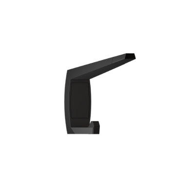 Metlam MODA_HOOK_DESIGNER Moda Hat & Coat Hook in Designer Black – Concealed Fix Commercial Hardware