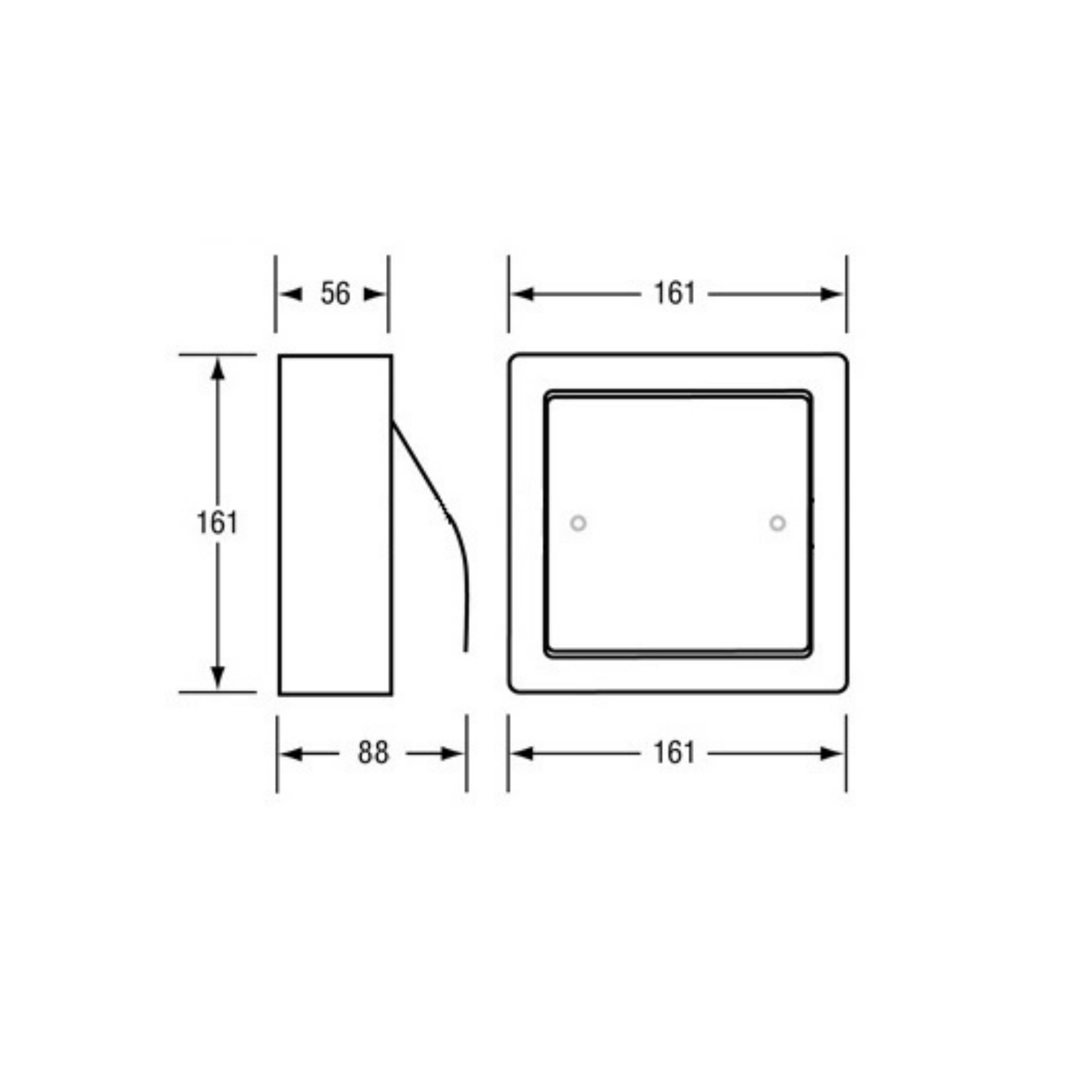 Metlam Surface Mounted Toilet Roll Holder in Satin Stainless Steel