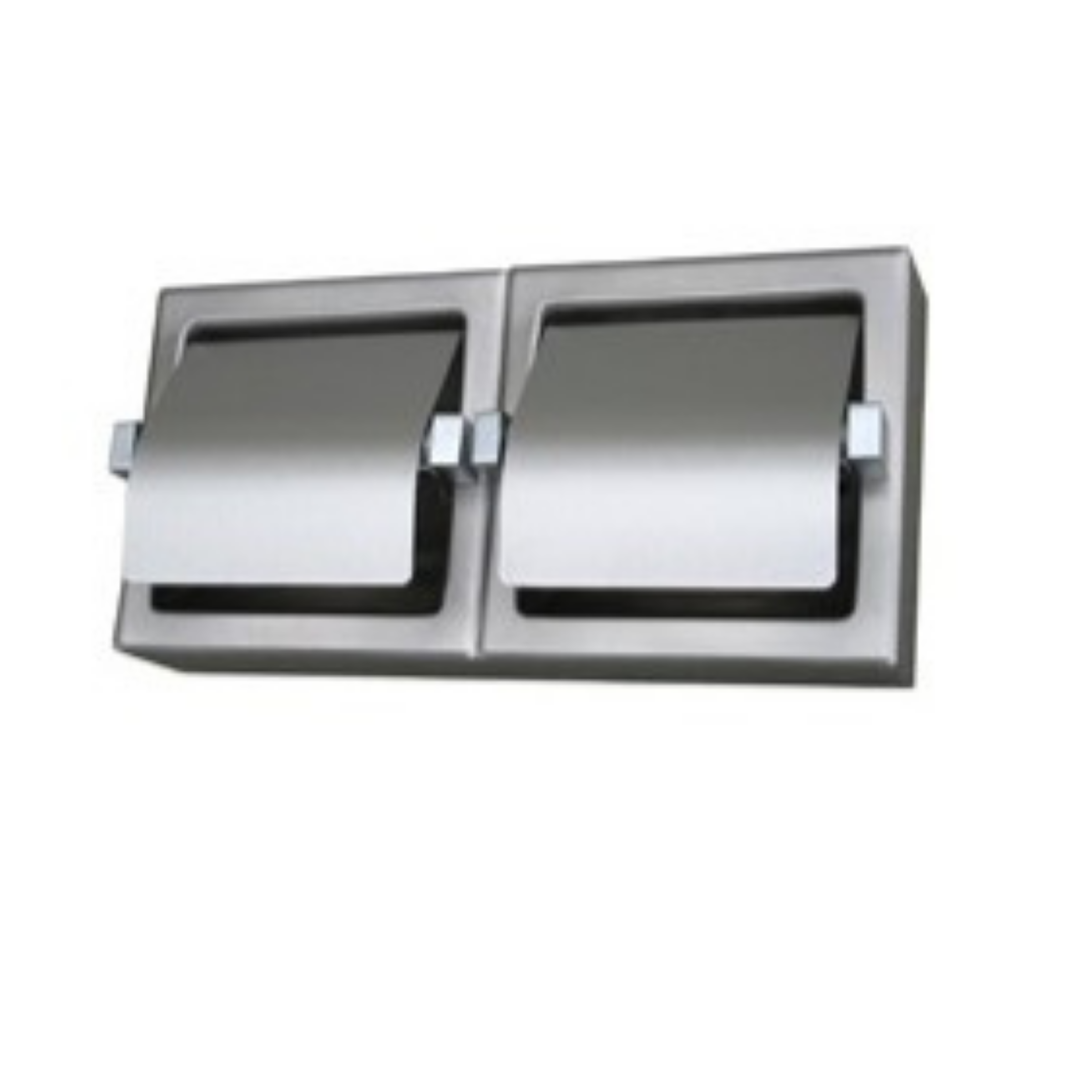 Metlam Surface Mounted Toilet Roll Holder in Satin Stainless Steel