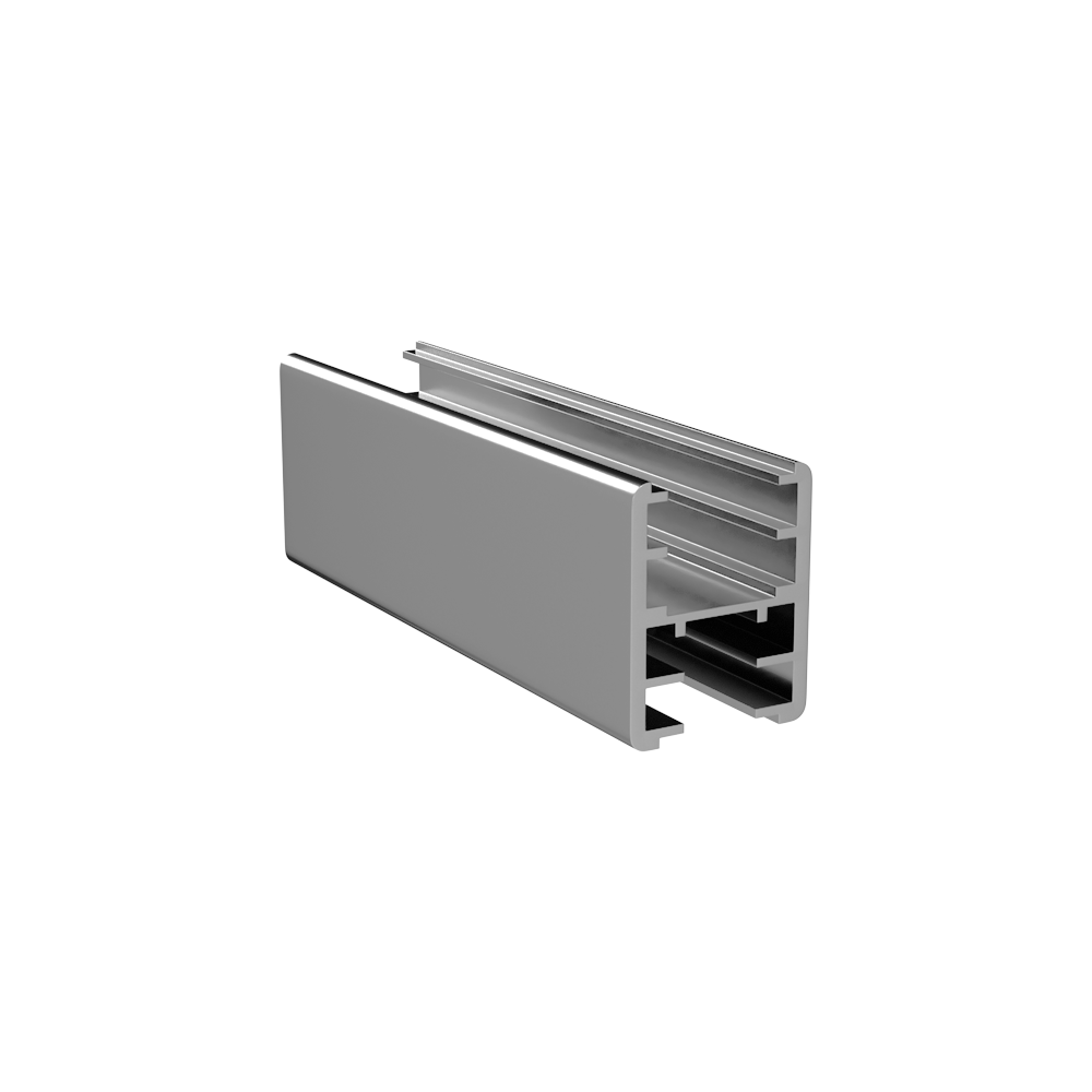 Metlam UNICH_36 3600 mm Universal Head Rail Channel in Aluminium – Head Rail for Partition Panels
